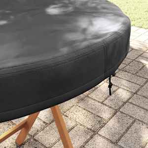 Kryt na Venku Stůl Černá 92 x 92 x 10 cm 600D Oxfordská tkanina - obrázek 4