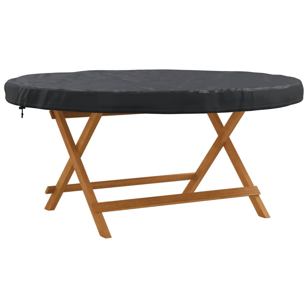 vidaXL Buitenmeubelhoes Zwart 142 x 142 x 10 cm 420D oxford stof