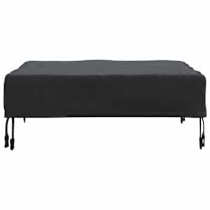 Pokrytí stolu Jednobarevný Černá 72 x 72 x 15 cm textil - obrázek 7