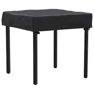 Pokrytí stolu Jednobarevný Černá 72 x 72 x 15 cm textil - obrázek 3