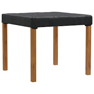 Pokrytí stolu Jednobarevný Černá 92 x 92 x 15 cm textil - obrázek 3