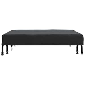 Pokrytí stolu Jednobarevný Černá 92 x 92 x 15 cm textil - obrázek 9