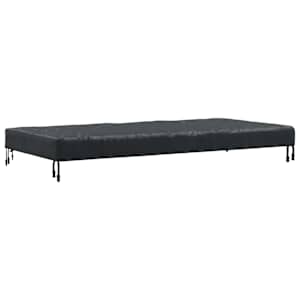 vidaXL Laua Kate 162 x 92 x 15 cm kangas Ristk&uuml;lik Veekindel Must