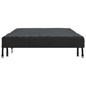 Pokrytí stolu Jednobarevný Černá 222 x 102 x 15 cm textil - obrázek 9