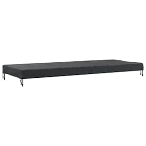 Pokrytí stolu Jednobarevný Černá 242 x 102 x 15 cm textil - obrázek 12