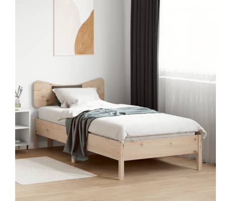 vidaXL Cadre de lit sans matelas 90x200 cm bois de pin massif