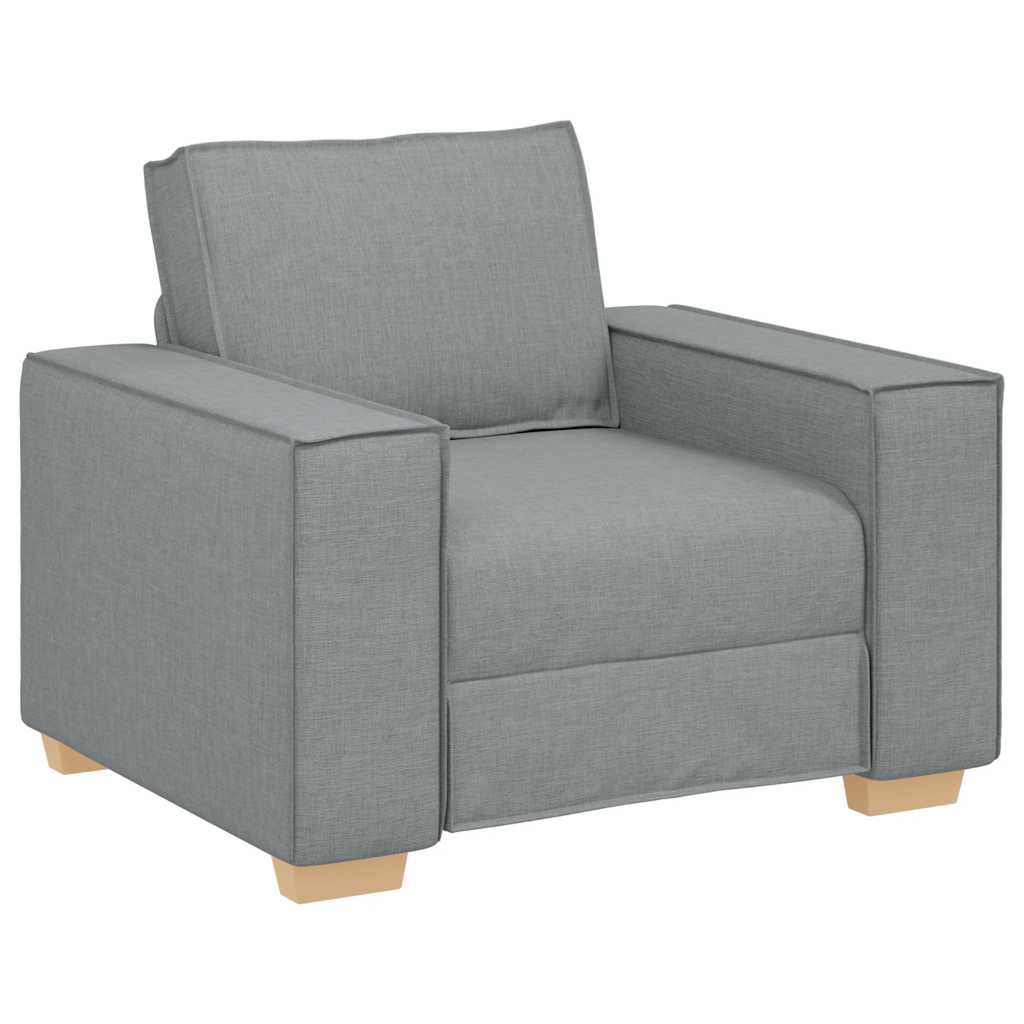 Thumbnail - vidaXL Sofa Stuhl Hellgrau 60 cm Stoff