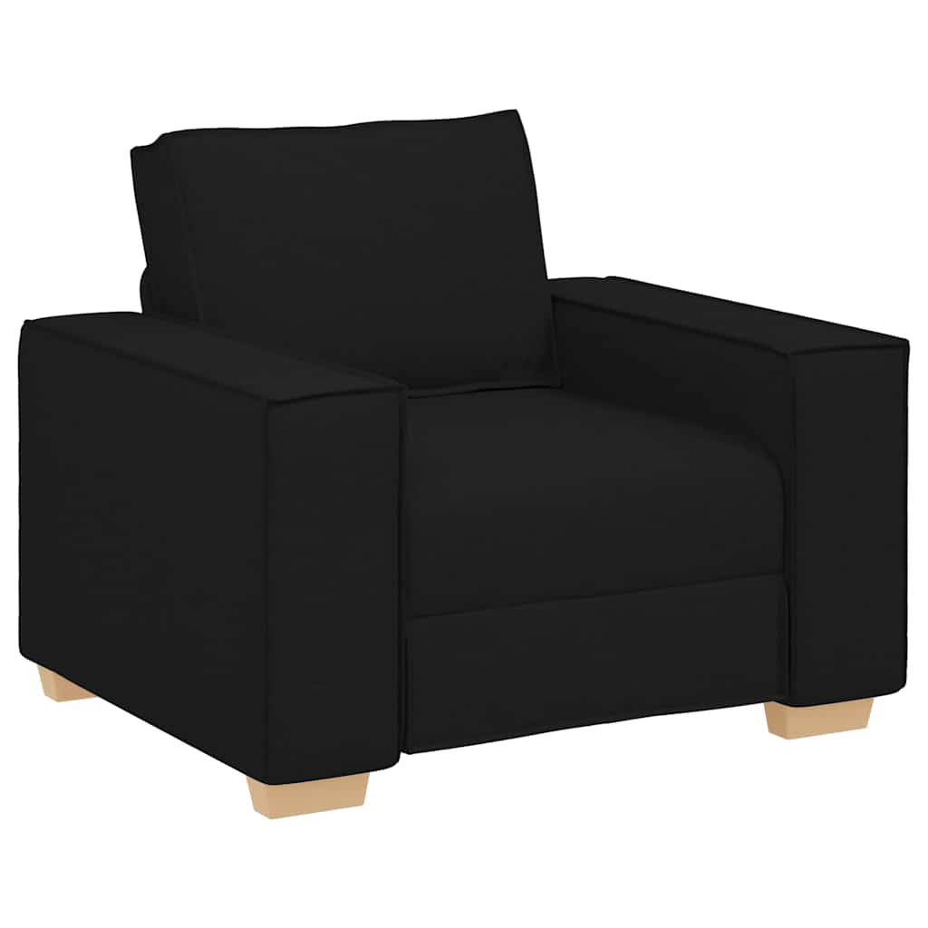 Thumbnail - vidaXL Sofa Stuhl Schwarz 100x78x84 cm Stoff