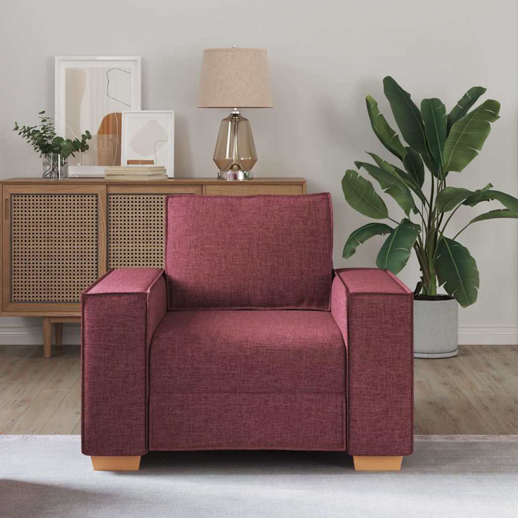 Thumbnail - vidaXL Sofa Stuhl Weinrot 60 cm Stoff