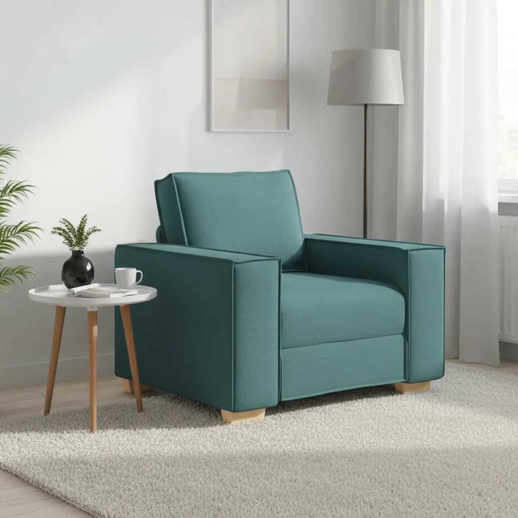 Thumbnail - vidaXL Sofa Stuhl Dunkelgrün 60 cm Stoff