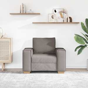 Rozkládací křeslo taupe 60 cm látka - obrázek 3