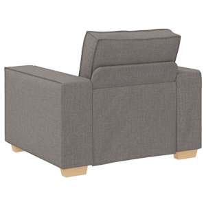 Rozkládací křeslo taupe 60 cm látka - obrázek 5