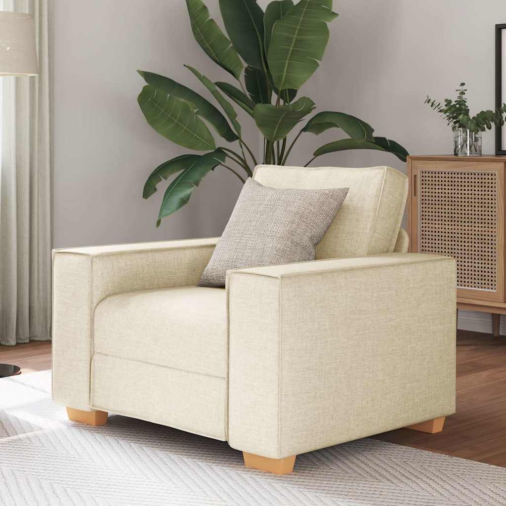 vidaXL Sofa Stuhl Leinen 60 cm