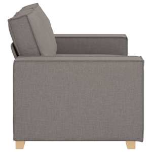 Dvoumístná pohovka taupe 120 cm látka - obrázek 6