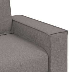 Dvoumístná pohovka taupe 120 cm látka - obrázek 7