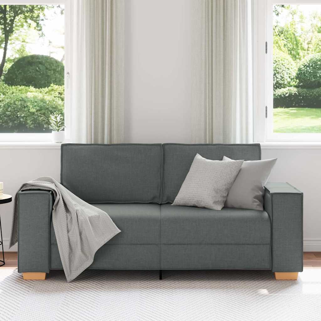 Thumbnail - vidaXL 2-Sitzer Sofa Dunkelgrau 180x78x84 cm Stoff