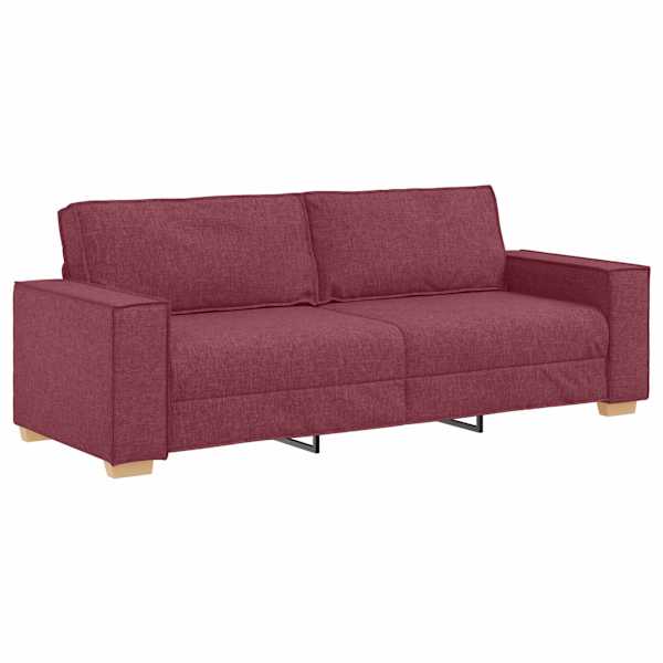 vidaXL 3-kohaline diivan Veinpunane 220 cm kangas