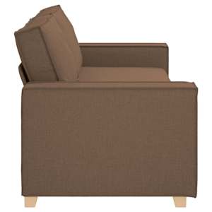 3-místné sofa Hnědá 220 cm textil - obrázek 5
