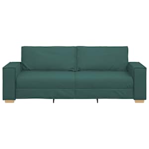 Pohovka Tmavě zelená 220 x 80 x 84 cm textil - obrázek 4