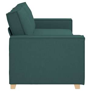 Pohovka Tmavě zelená 220 x 80 x 84 cm textil - obrázek 5