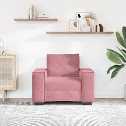 vidaXL Sessel Rosa 100x78x84 cm Samt