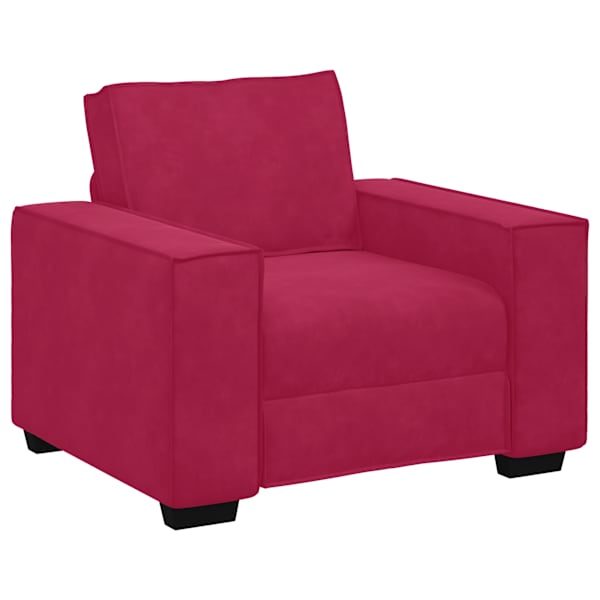 vidaXL diivanitool veinipunane 100 x 78 x 84 cm sametist
