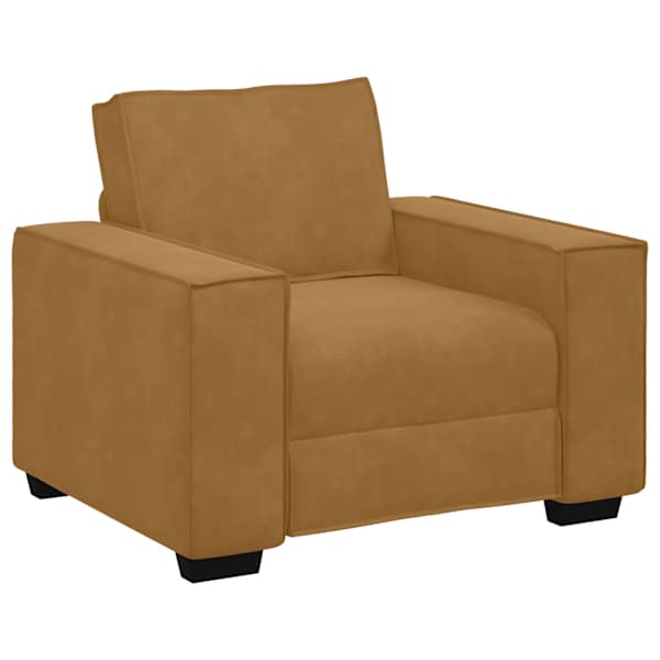 vidaXL diivanitool, pruun, 100 x 78 x 84 cm, samet