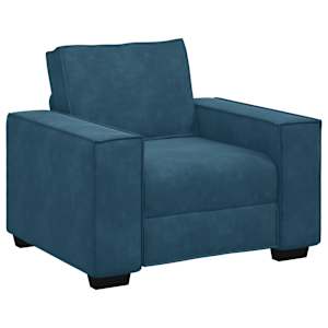 vidaXL diivanitool, sinine, 100 x 78 x 84 cm, samet