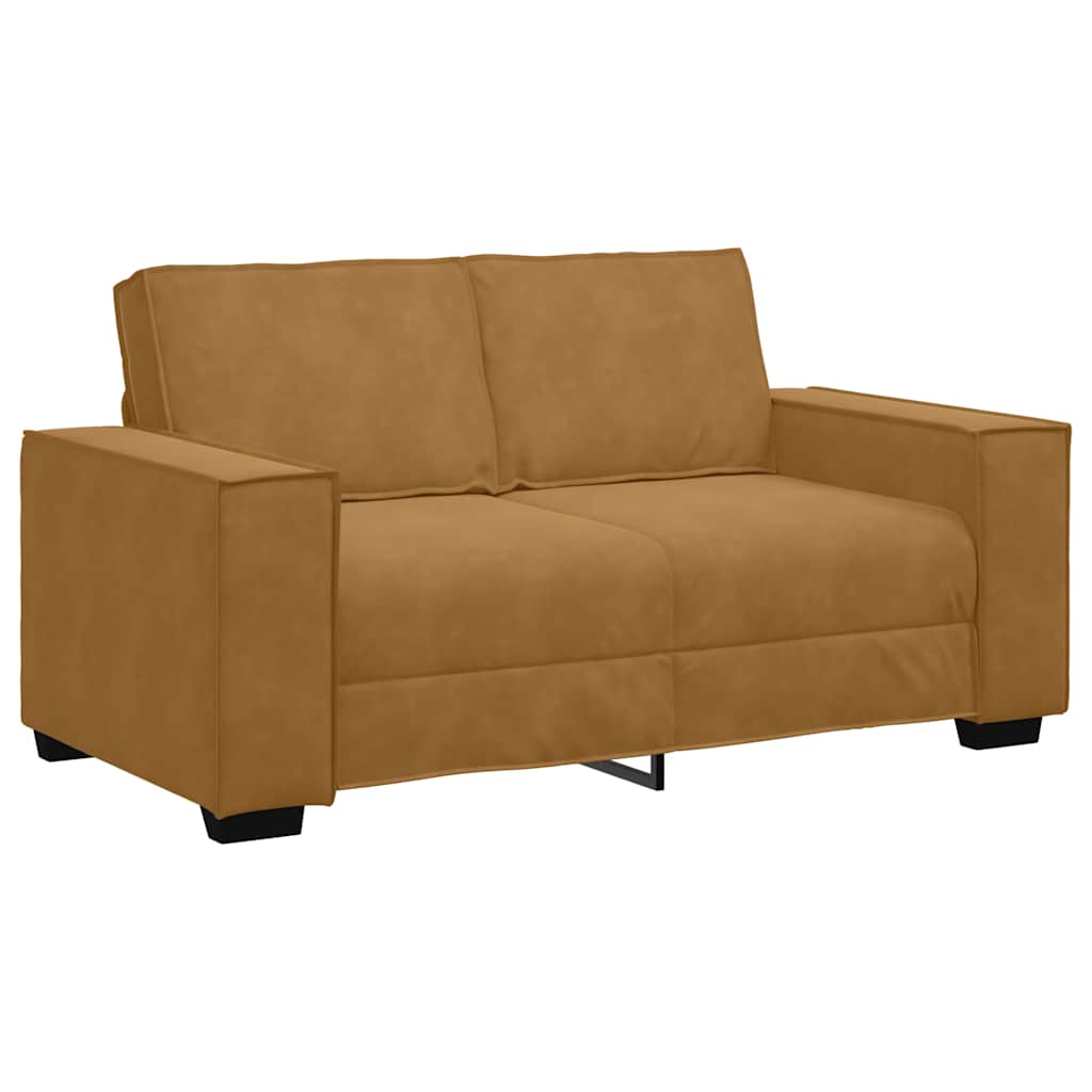 Thumbnail - vidaXL 2-Sitzer-Sofa Braun 160x78x84 cm Samt