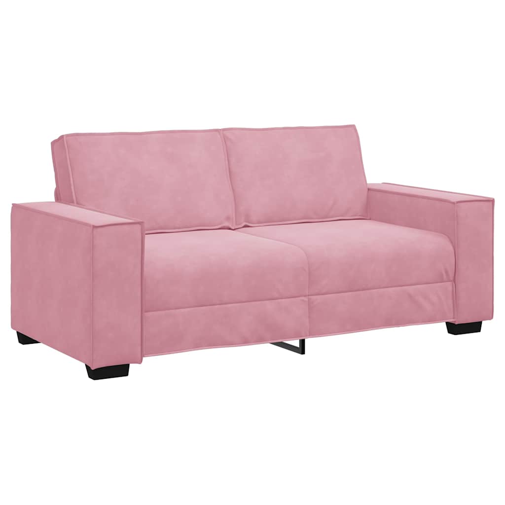 Thumbnail - vidaXL 2-Sitzer-Sofa Rosa 140 cm Samt
