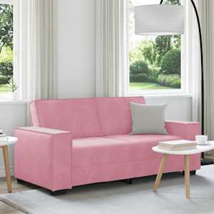 Dvosed roza 180x78x84 cm žamet