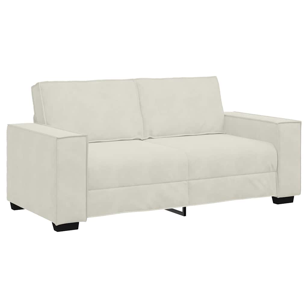 Thumbnail - vidaXL 2-Sitzer-Sofa Creme 140 cm Samt
