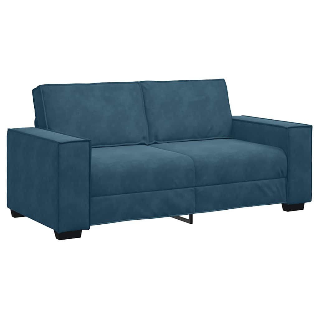 Thumbnail - vidaXL 2-Sitzer-Sofa Blau 180x78x84 cm Samt