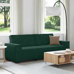 Trosed temno zelen 220x78x84 cm žamet