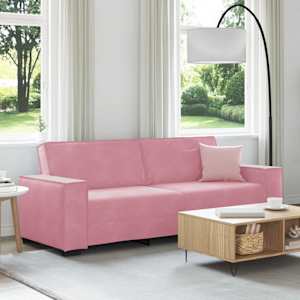 Trosed roza 220x78x84 cm žamet