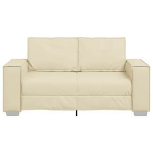 Pohovka Krémová 160 x 80 x 84 cm textil - obrázek 2