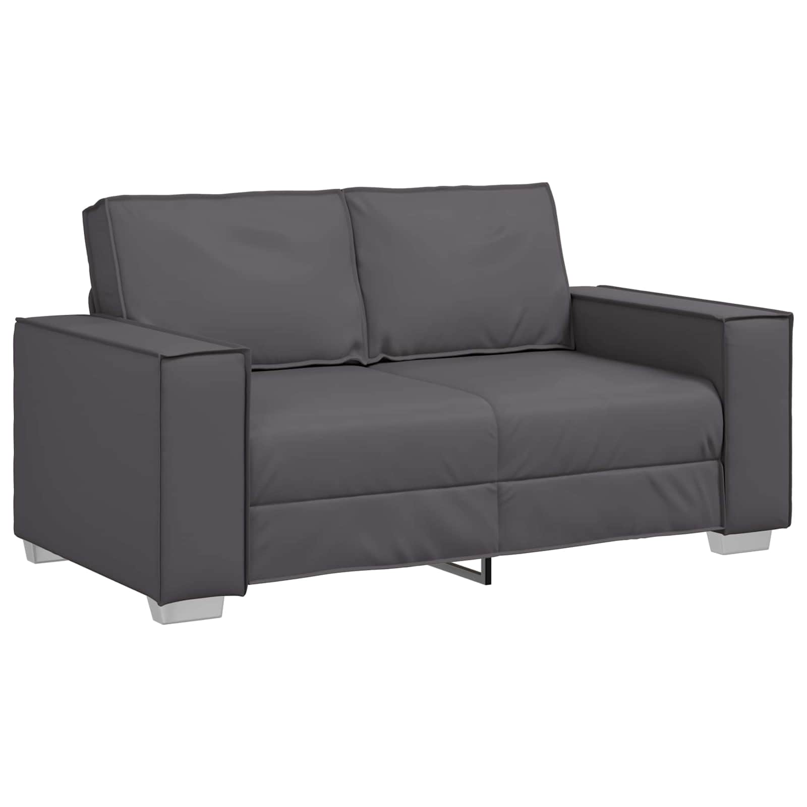 vidaXL Sofa Grau 160 x 80 x 84 cm Stoff