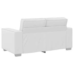 Pohovka Bílá 160 x 80 x 84 cm textil - obrázek 4