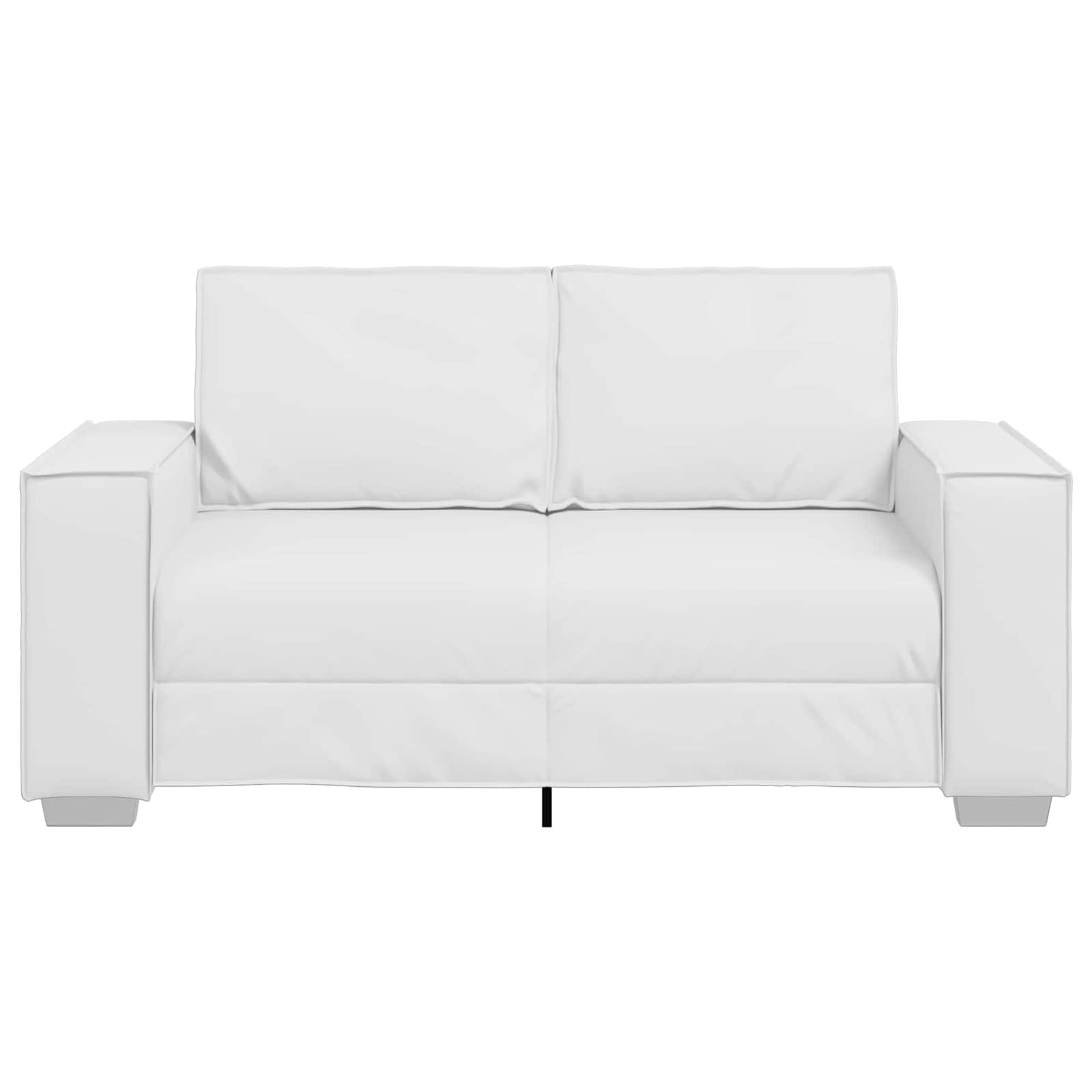 Thumbnail - vidaXL Zweisitzer-Sofa Weiß 160 cm Kunstleder
