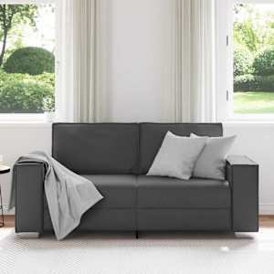 Pohovka Šedá 180 x 80 x 84 cm textil - obrázek 3