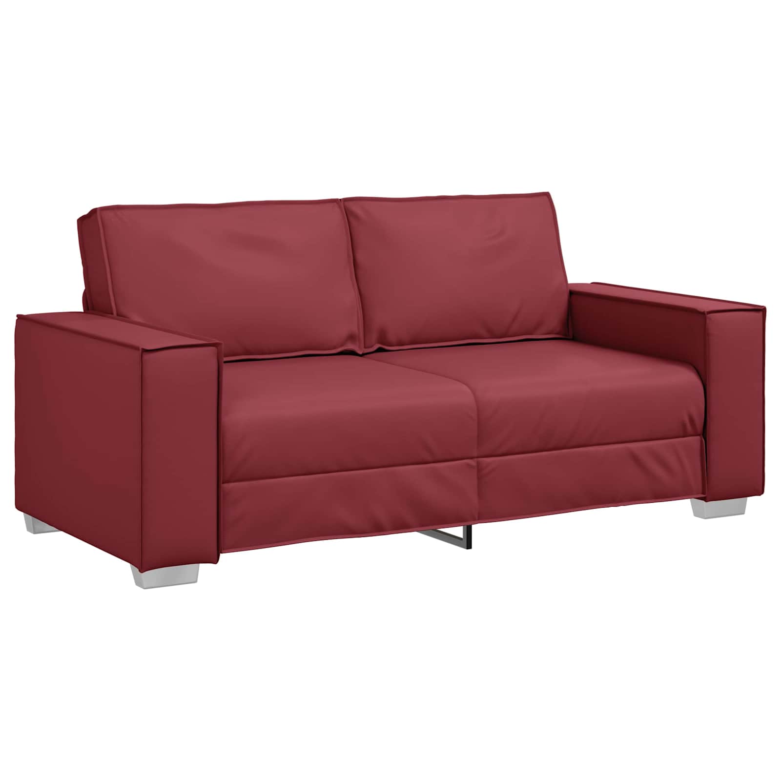 vidaXL Sofa Weinrot 180 x 80 x 84 cm Stoff