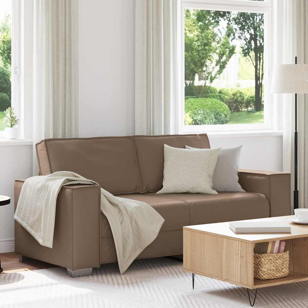 Kaheistmene diivan Cappuccino 140 cm Kunstnahast