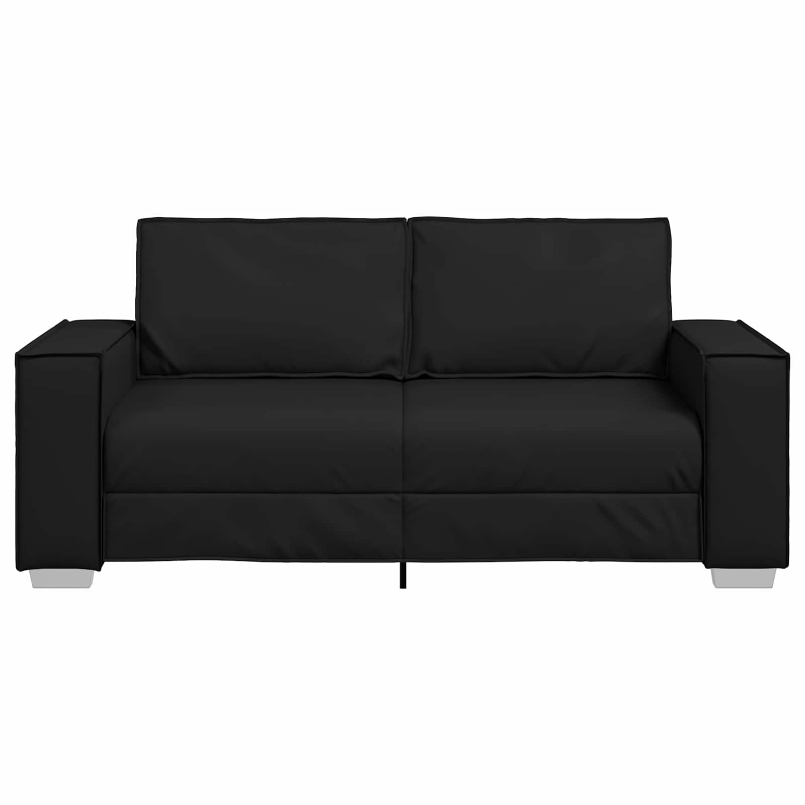 Thumbnail - vidaXL Sofa 140cm Schwarz Stoff