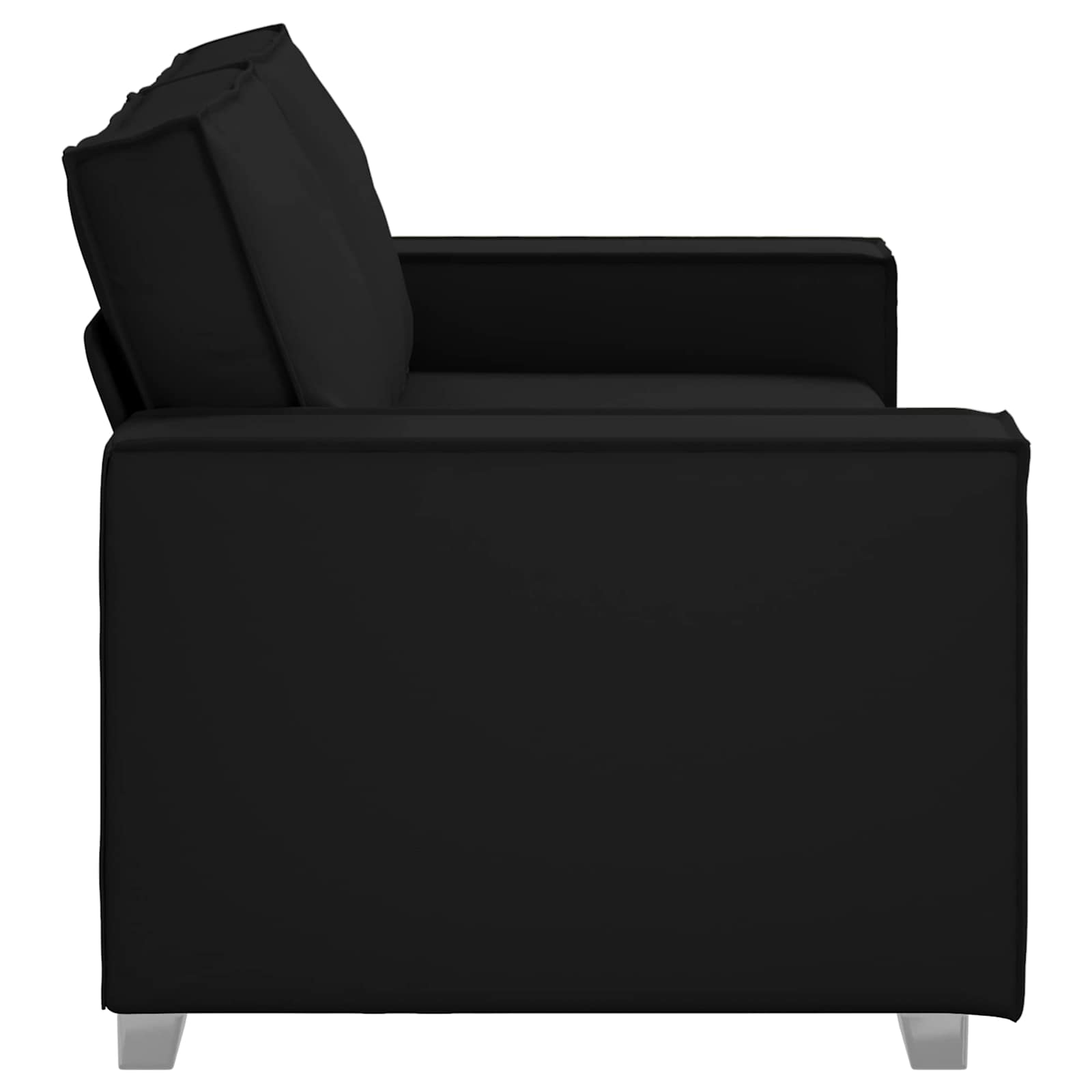 Thumbnail - vidaXL Sofa 140cm Schwarz Stoff