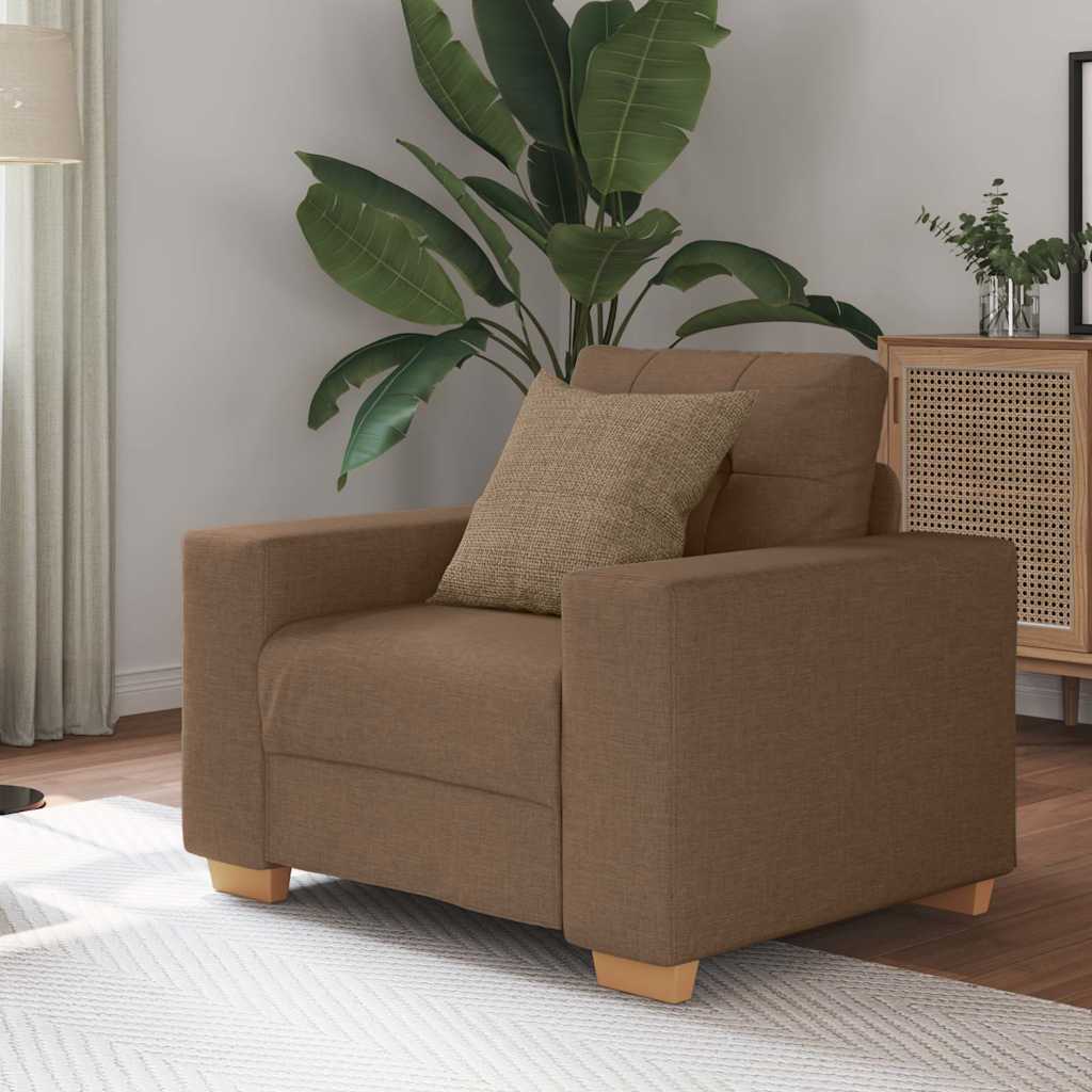 sofastol 60 cm stof brun