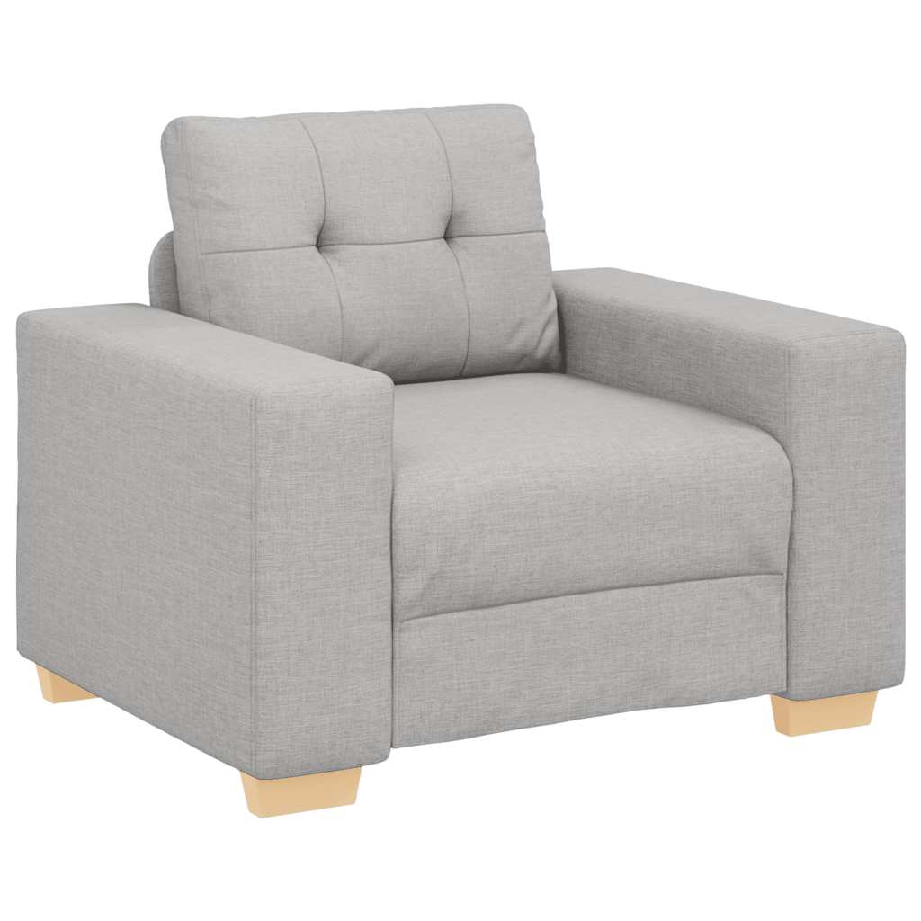 Thumbnail - vidaXL Sofa-Sessel Wolkengrau 60 cm Stoff