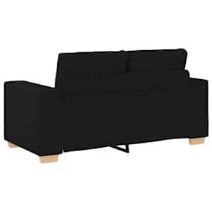 Loveseat Sofa Černý 160x77x82 cm textil - obrázek 6