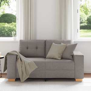 Dvousedák, taupe, látka 160 x 77 x 82 cm - obrázek 3