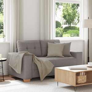 Dvousedák, taupe, látka 160 x 77 x 82 cm - obrázek 1