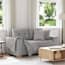  vidaXL felhőszürke szövet loveseat kanapé 120 cm termék 2. képe